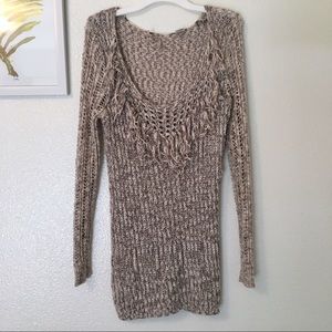 Gimmicks by BKE Marled Knit Sweater Tee